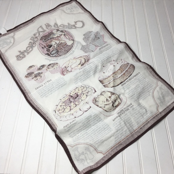 Vintage Cakes & Desserts Australian Wall Hanging - Picture 5 of 6